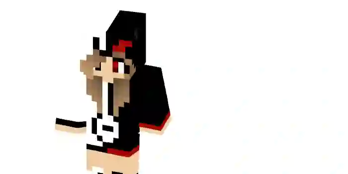 There is a girl named Danganronpa Monokuma Minecraft Skin | SkinsMC