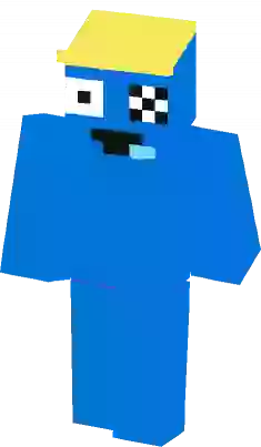 blue rainbow friends Minecraft Skin