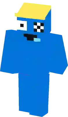 blue rainbow friends Minecraft Skin