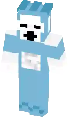 Skincraft! Minecraft Poki Yeti Skin! 