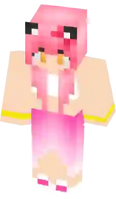 Nike Girl salmon pink classic size shading  Minecraft skins cute, Minecraft  skins kawaii, Minecraft skins aesthetic