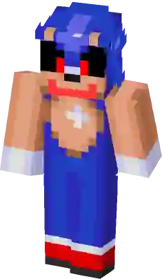 tails.exe (fnf sonic.exe) Minecraft Skin