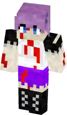 Moon Jester / Man / Face / Guy Minecraft Skin