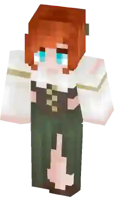 Minecraft Skin, vulpini, herobrine, Ponytail, minecraft Mods