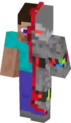 Herobrine Terminator Minecraft Skin