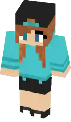 Fire and Ice Herobrine Girl, Nova Skin