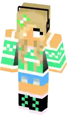 Mine Blocks - Herobrine as a Girl skin by Kittylps