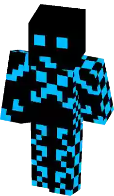 Minecraft r Skin Face Color, slenderman skin minecraft, blue, face,  color png