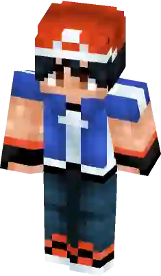 Download skin Ash from Pokemon free for Minecraft PE