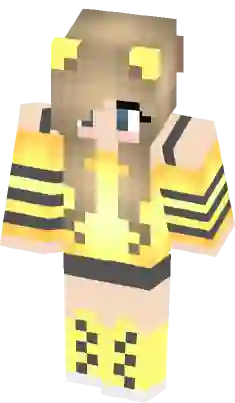 pikachu girl minecraft skin