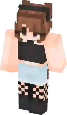 Jenna The Roblox Hacker, Minecraft Skin