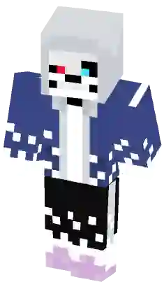 FNF dust sans  Minecraft Skin