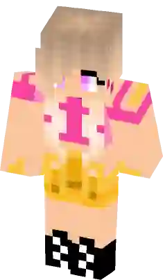 Funtime Chica Girl Minecraft Skin