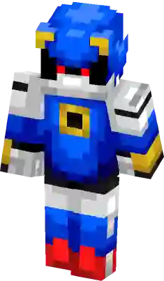 Metal Sonic [Sonic Prime Chaos Council Edit] Minecraft Skin