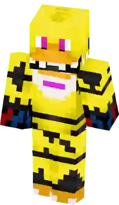 Withered Chica - Five Nights at Freddy's 2 Minecraft Skin