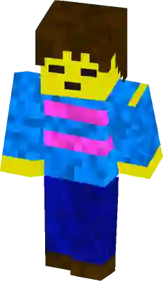 frisk from undertale Minecraft Skin