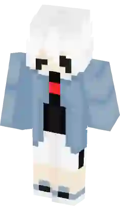 Killer sans statue in minecraft!