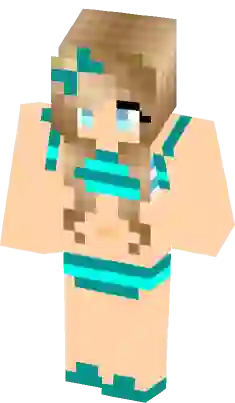 Bikini girl Minecraft Skins SkinsMC