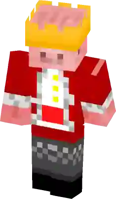 Dream With Technoblades crown Minecraft Skin