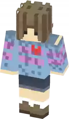 Pink and Blue bobber. Minecraft Mob Skin