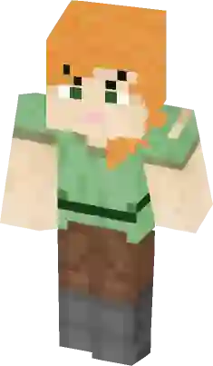 Power Hungry Alex, Minecraft Skin