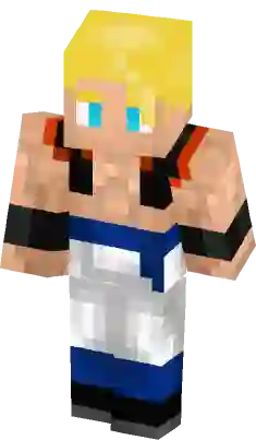 Gogeta Dragon Ball Z Version Minecraft Skin