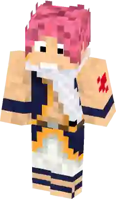 Natsu Dragneel (fairy tail) Minecraft Skin