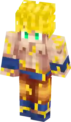 Super Saiyan Goku (Dragon Ball Z) Minecraft Skin