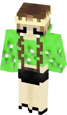 minecraft blue creeper hoodie skin