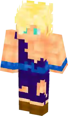 Son Goku Super Saiyan God Revamp Dragon Ball Super Minecraft Skin