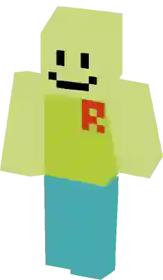 Roblox Noob skin (troll skin)