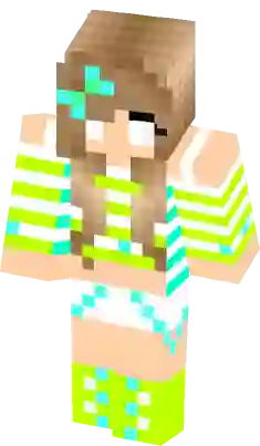 Herobrine Girl Minecraft Skin