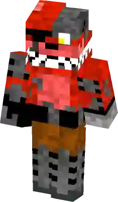 Withered Foxy-- (--Fixed--) Minecraft Skin