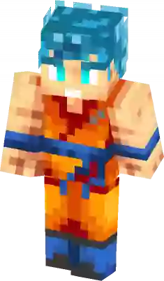Super Saiyan Goku (Dragon Ball Z) Minecraft Skin