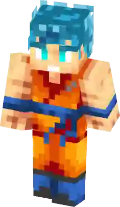 Super Saiyan Goku (Dragon Ball Z) Minecraft Skin