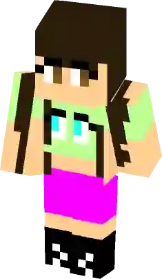 Julia MineGirl Skin for MCPE for Android - Download