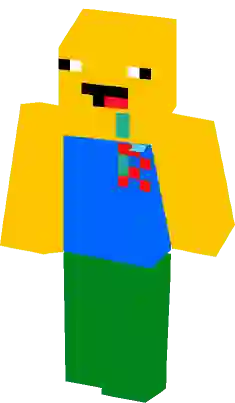 Roblox Noob skin (troll skin)