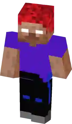 blue herobrine  Minecraft Skin