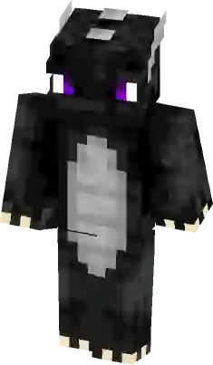 Ender Dragon converted to Player Skin Minecraft Skin