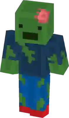 minecraft zombie skin template