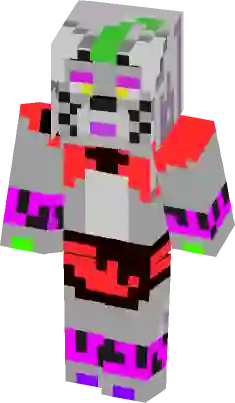 Shattered Glamrock Bonnie (Fanmade) Minecraft Skin