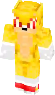 Fleetway Super Sonic  Sonic The Hedgehog Minecraft Skin