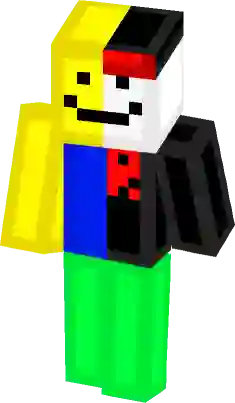 Half guest, half noob. Minecraft Skin