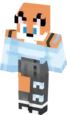 hot minecraft girl skins fox