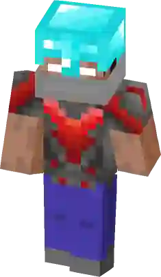 Red Herobrine Minecraft Skin