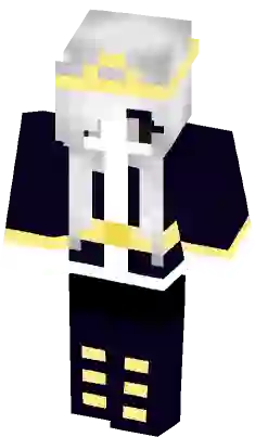 Nightmare sans Minecraft Skin