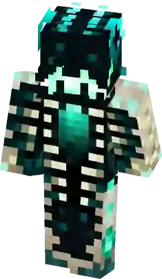 Sculk Ender Dragon (Color Sculk Sensor Palette) Minecraft Mob Skin