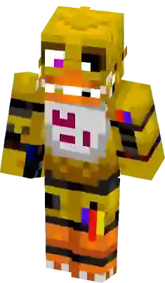 Withered Chica  FNaF 2 Minecraft Skin