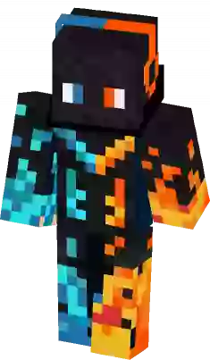 fire and water herobrine girl