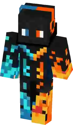 fire and water herobrine girl